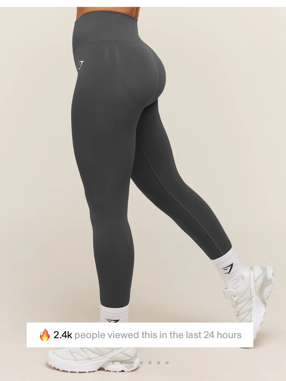 Gymshark Dark Green High-Waisted Everyday Seamless Leggings